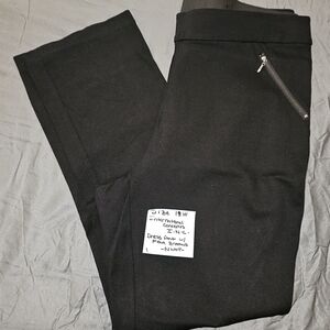 INC International Concepts Black Straight Leg Pants